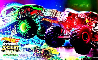 Hot Wheels Monster Trucks Live Glow-N-Fire