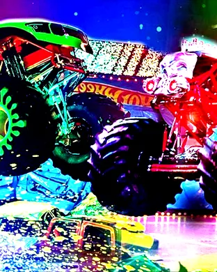 Hot Wheels Monster Trucks Live Glow-N-Fire